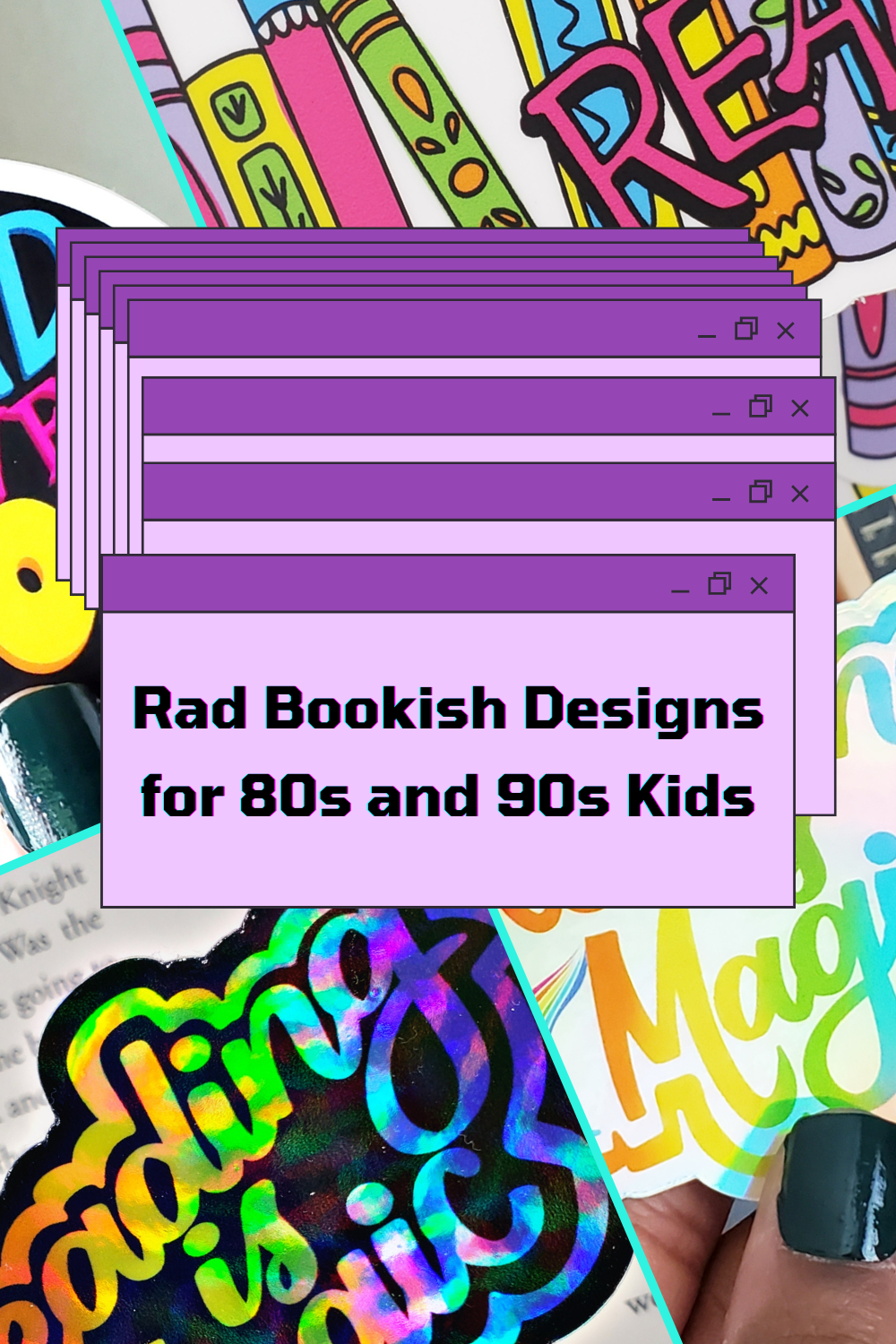 Rad Bookish Designs for 80s and 90s Kids