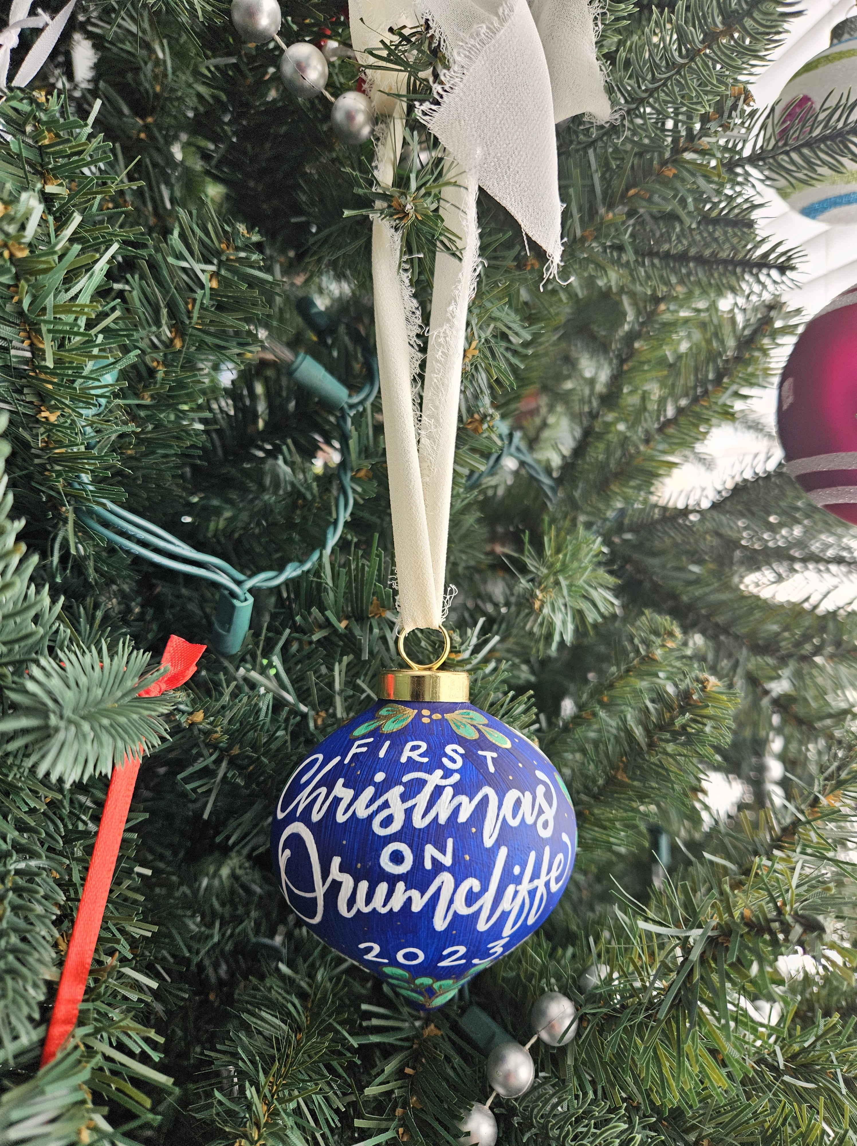 Realtor gift: First Christmas at new home ornament